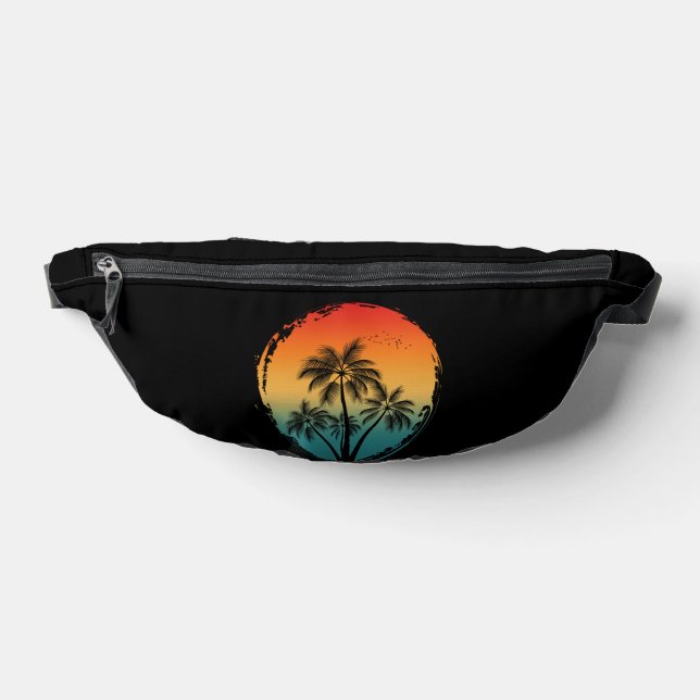 summer sunset sunrise vacation nature fanny pack (Lay Down)
