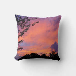 Summer Sunset Throw Pillow