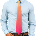 Summer Sunset Yellow to Pink Gradient Ombre Tie<br><div class="desc">Get ready for summer with this beautiful design reminiscent of the sunset at the beach!  Colour fades from yellow to deep pink.</div>
