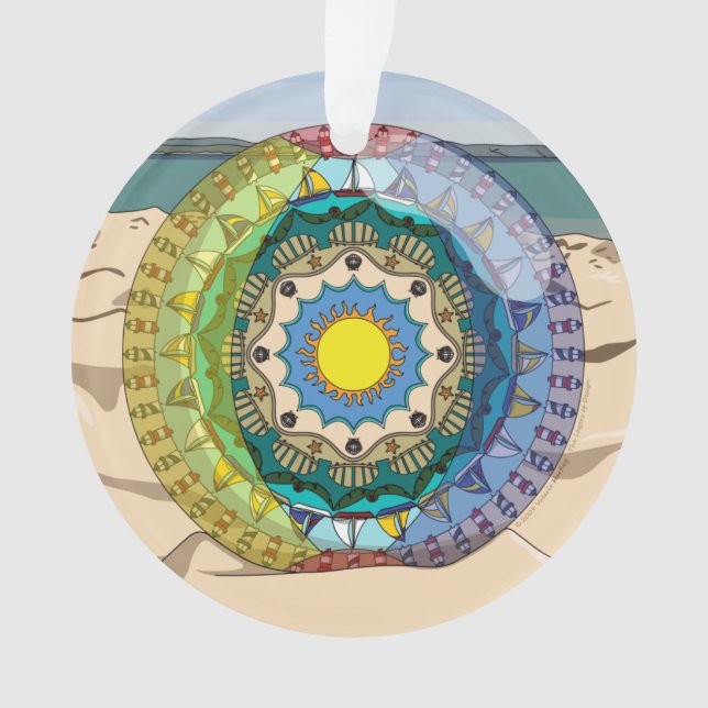 Summer Sunshine Acrylic Ornament (Front)