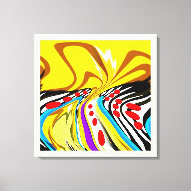 Summer sunshine art canvas print (Front)