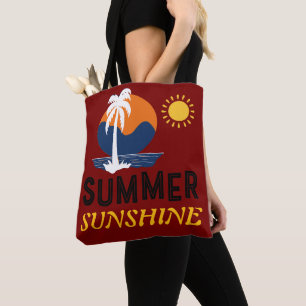Summer Sunshine Design Tote Bag
