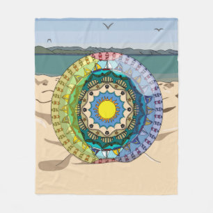 Summer Sunshine Fleece Blanket