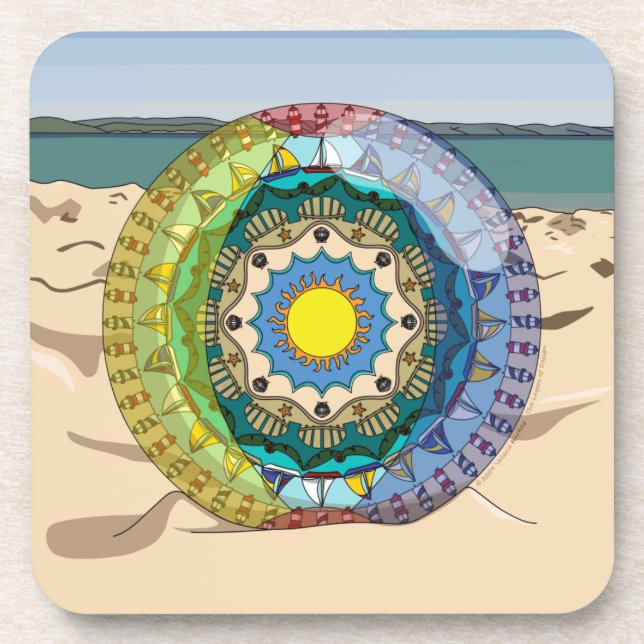 Summer Sunshine Square Coaster (Front)