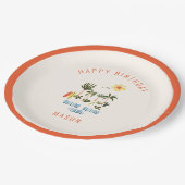 Summer Surf Birthday Party  Paper Plate (Angled)