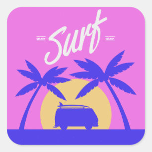 Summer Surf stickers
