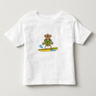 Summer Surfer Monkey Toddler T-shirt