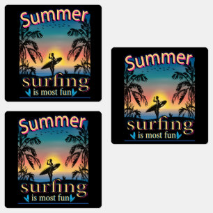 Summer - Surfing Is Most Fun Labels