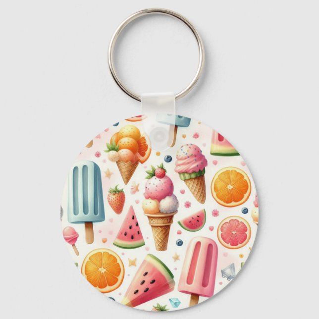 Summer Sweet escape Keychain (Front)