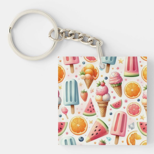 Summer Sweet escape Keychain (Front)