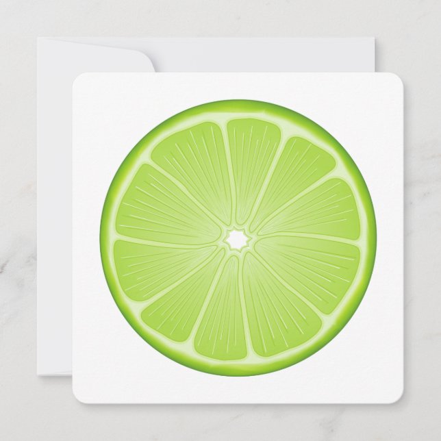 Summer Sweet Limeade Party  Invitation (Front)