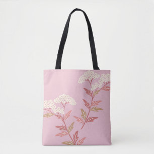 Summer Sweet Soft Pink Bloom Floral Tote Bag