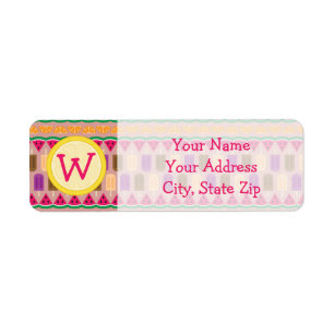 Summer Sweets Return Address Label