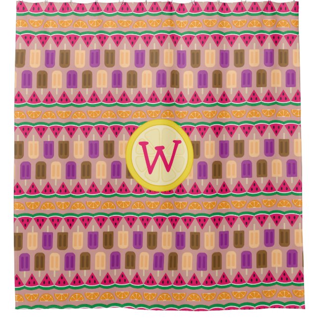 Summer Sweets Shower Curtain (Front)