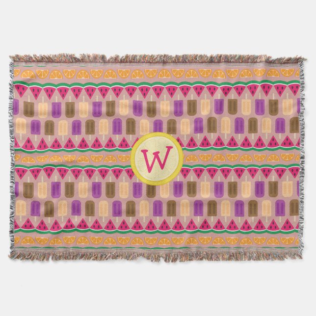 Summer Sweets Throw Blanket (Front)