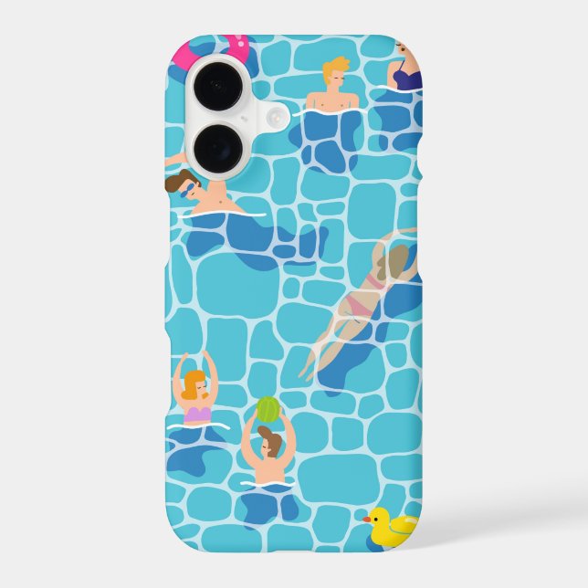 Summer Swimming Pool Design Phone Case (Back)