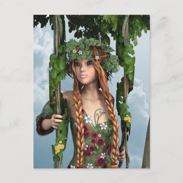 Summer Swing Postcard (Front)