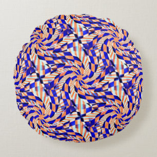 Summer Swirls..... Round Pillow