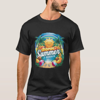 Summer t shirt design, Beach t-shirt Design.