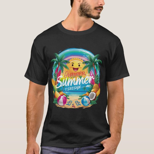 Summer t-shirt design bundle,summer surfing (Front)