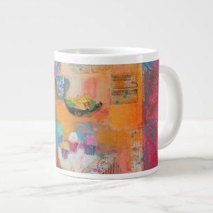 Summer Table Large Coffee Mug