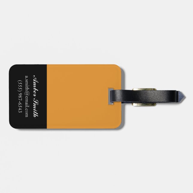 Summer Table Luggage Tag (Back Horizontal)
