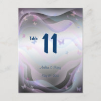 Summer  Table Number Card