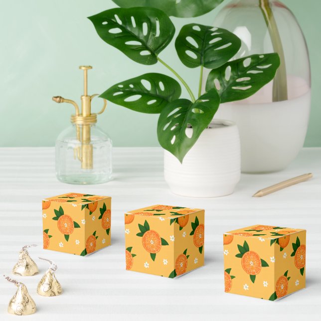 Summer Tangerines Favor Box (Multiple)