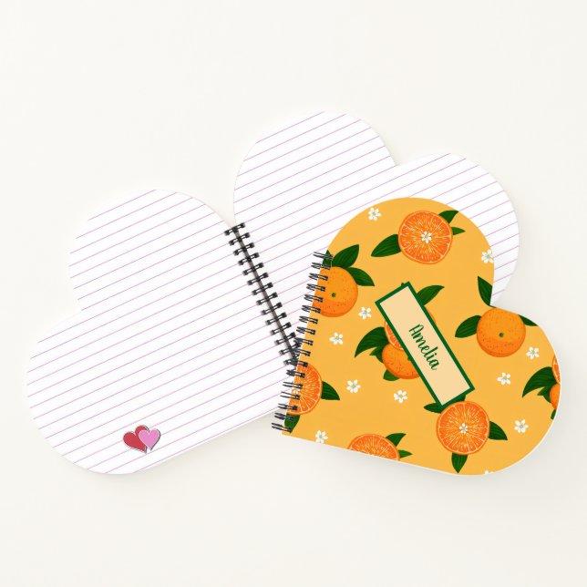 Summer Tangerines Notebook (Inside)