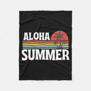Summer Teacher Last Day Of School Vacation Fleece Blanket