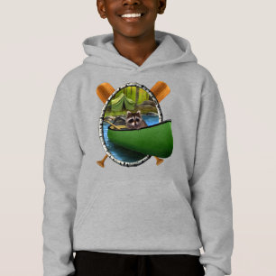 Summer Tent Camping Funny Raccoon Canoe Thief