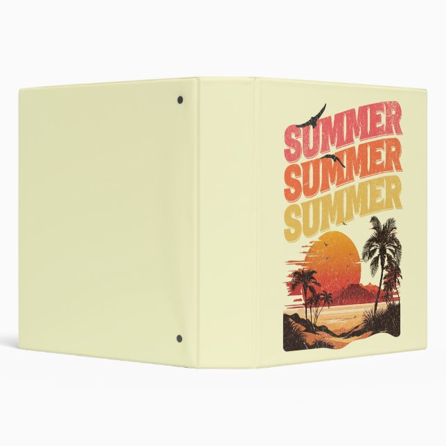 Summer text design binder (Background)