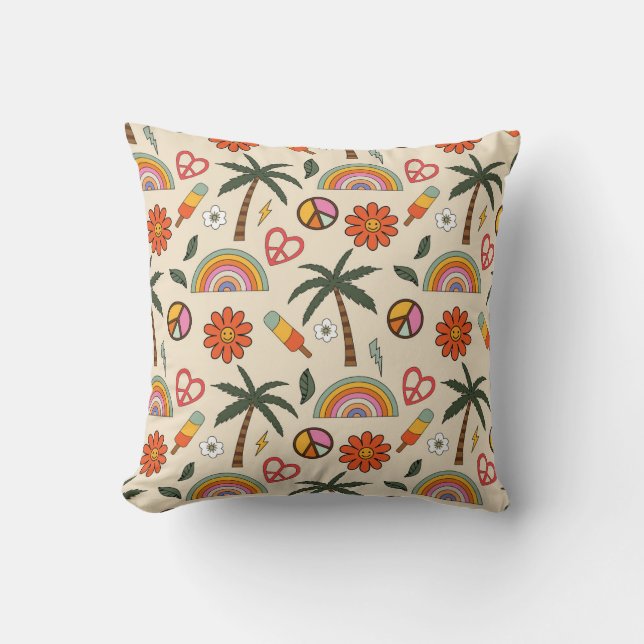 summer throw pillow (Front)