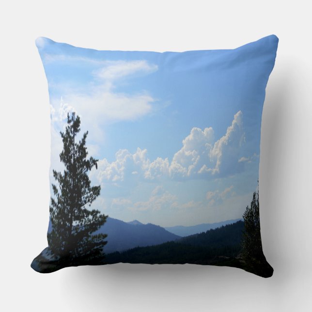 Summer Thunderheads..... Throw Pillow (Front)