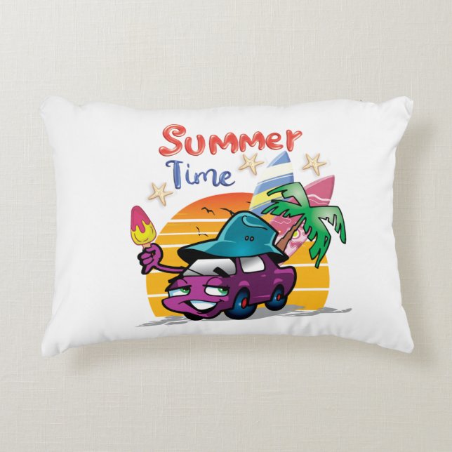 Summer Time Accent Pillow (Front)