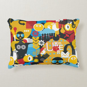 Summer time accent pillow