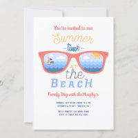 Summer Time at the Beach Invitation