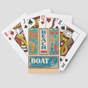 Summer Time Beach Playing Cards