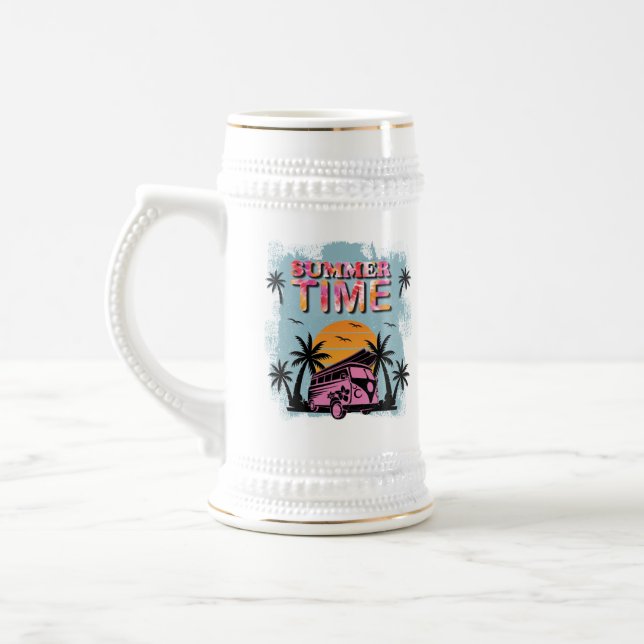 Summer Time Beer Stein (Left)