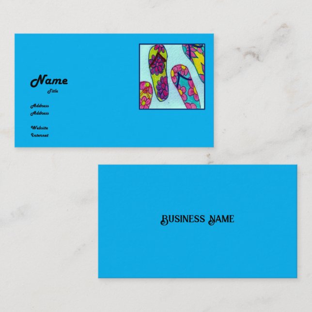 Summer Time Business Card (Front/Back)