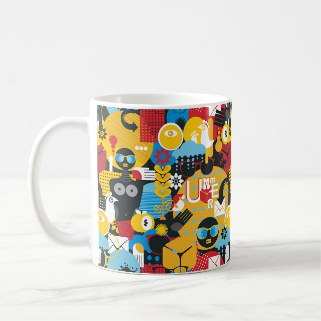 Summer time coffee mug (Left)