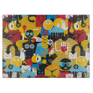 Summer time cutting board
