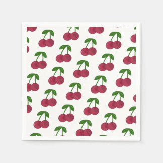 Summer Time Dark Cherries Napkin