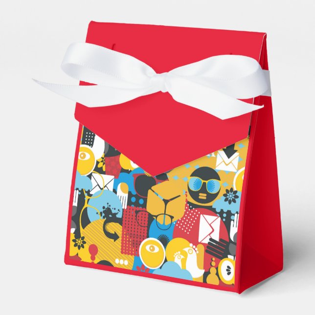 Summer time favor box (Front Side)