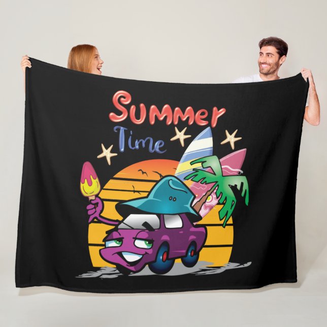 Summer Time Fleece Blanket (In Situ)