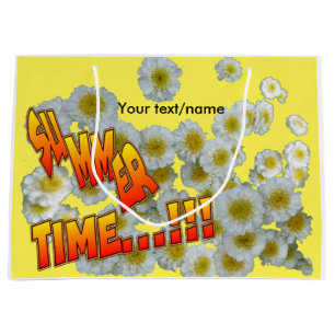 Summer Time Flowers Customizable Gift Bag