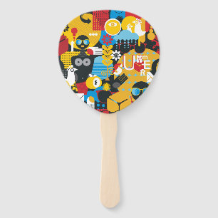 Summer time hand fan