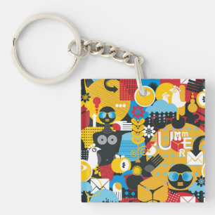 Summer time keychain
