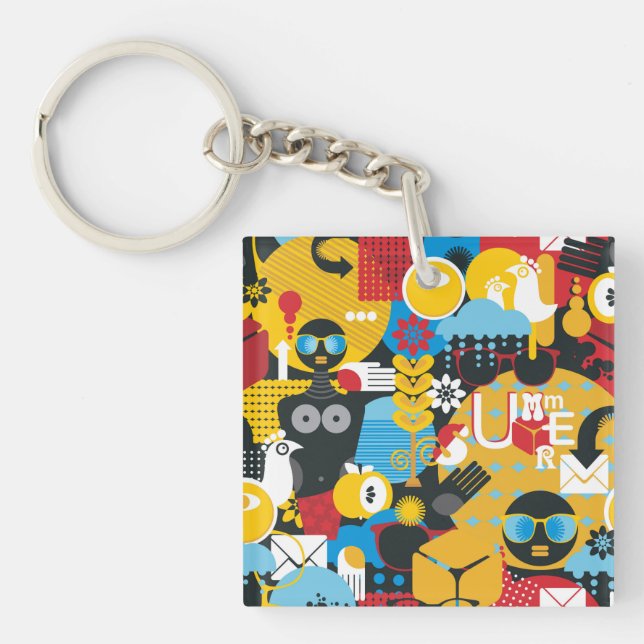 Summer time keychain (Front)