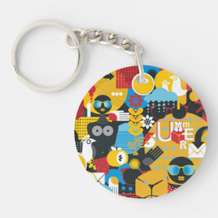 Summer time keychain